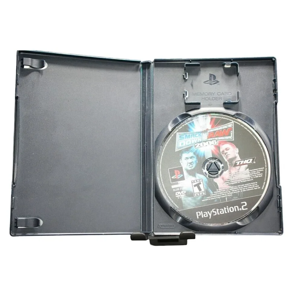WWE SmackDown vs. Raw 2006 (Sony PlayStation 2, 2005) NO MANUAL